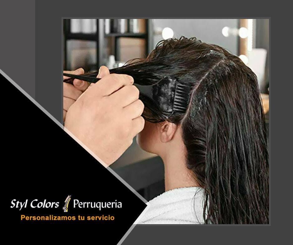 Perruquería Styl Colors tratamiento de pintura de cabello